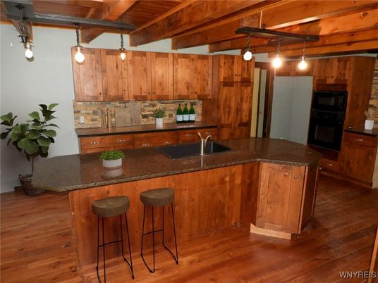 Interior, Kitchen, Pendant Lights, Wooden Beams, Wooden Ceilings, Wood Texture Flooring