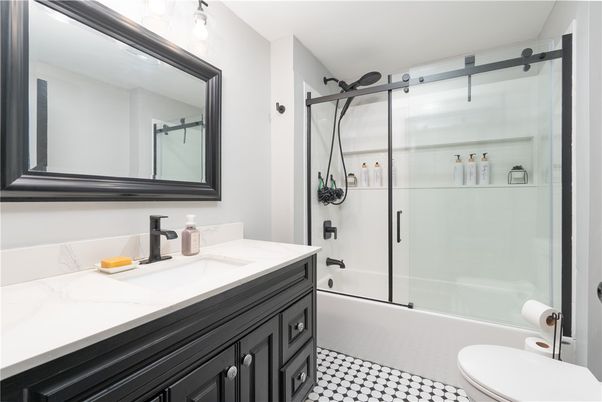 Bathroom, Glass Shower, Interior