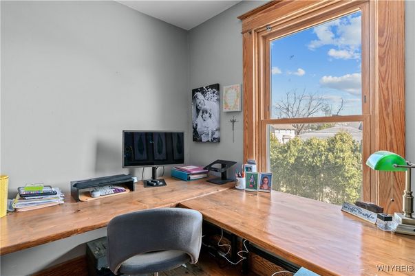 Home Office, Interior, Wood Texture Flooring