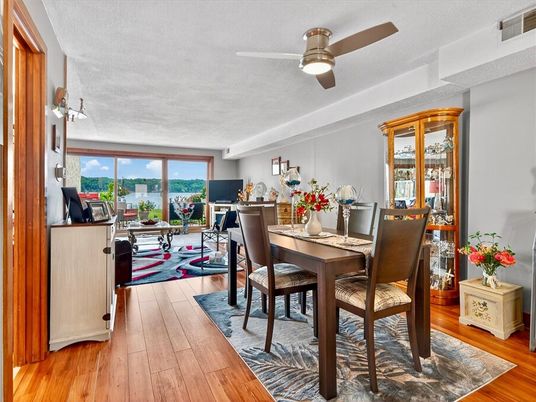 Dining room, Interior, Wood Texture Flooring
