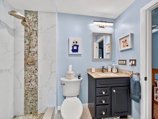 Bathroom, Interior, Marble Walls