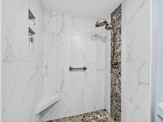 Bathroom, Interior, Marble Walls