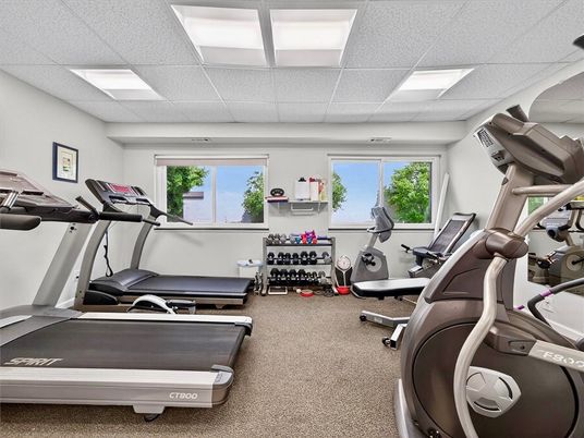 Fitness Equipment, Gym, Interior