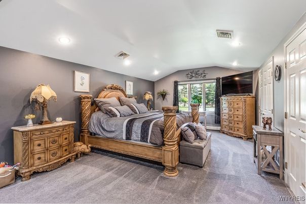 Bedroom, Interior, Recessed Lighting