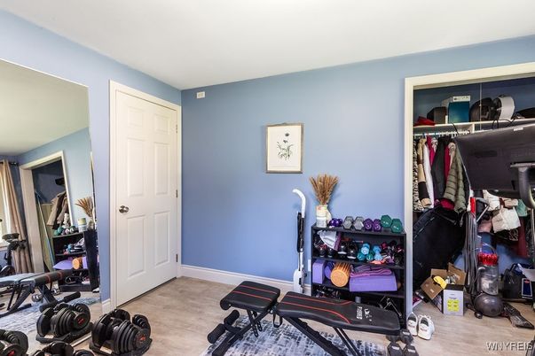 Fitness Equipment, Interior, Wood Texture Flooring