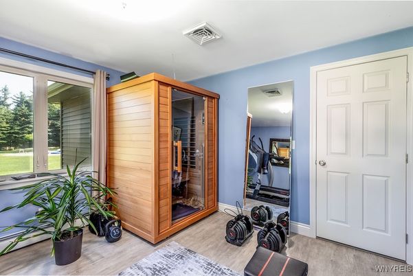 Fitness Equipment, Interior, Sauna Room