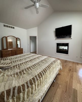 Bedroom, Interior, Wood Texture Flooring