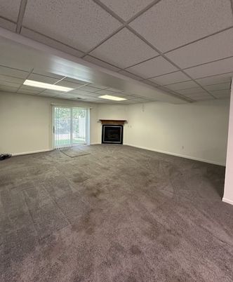 Empty room, Fireplace, Interior