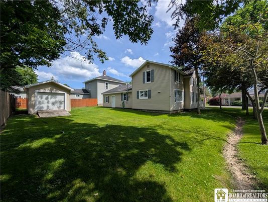 Backyard, Detached Garage, Exterior
