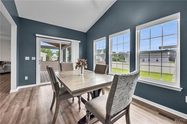 Dining room, Interior, Wood Texture Flooring