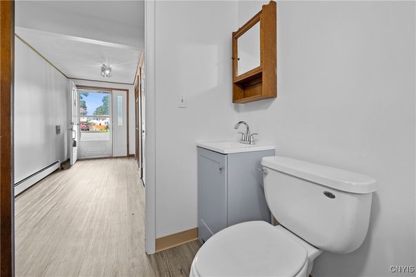 Bathroom, Interior, Wood Texture Flooring