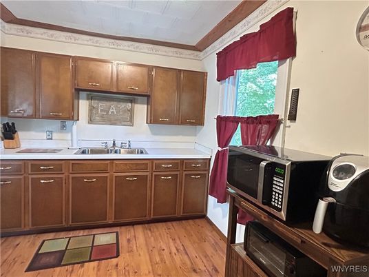 Interior, Kitchen, Wood Texture Flooring
