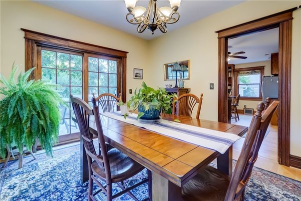 Chandelier, Dining room, Interior