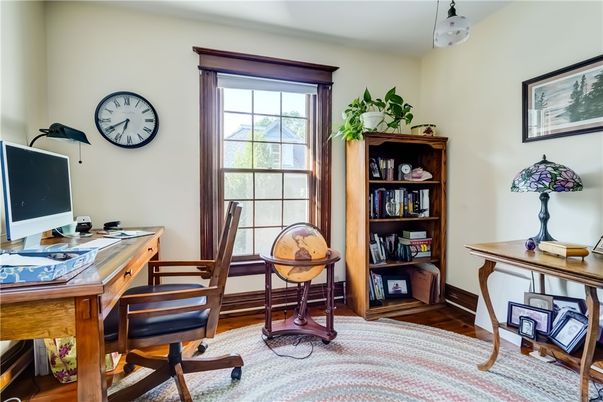 Home Office, Interior, Wood Texture Flooring