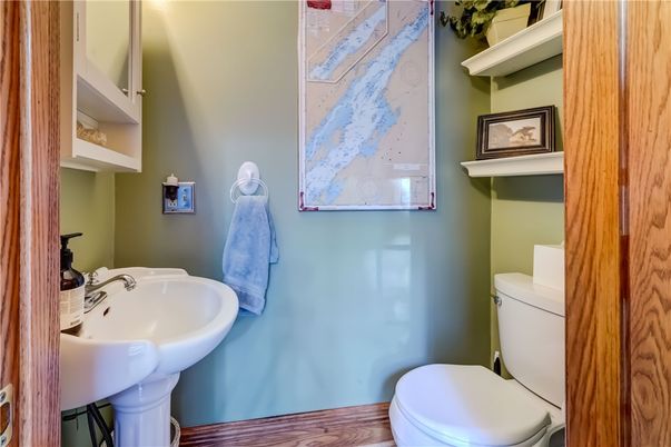 Bathroom, Interior, Wood Texture Flooring