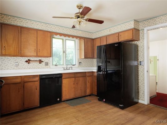 Interior, Kitchen, Wood Texture Flooring