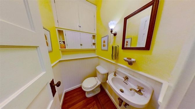Bathroom, Interior, Wood Texture Flooring