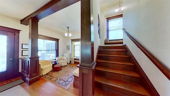 Interior, Pendant Lights, Wood Texture Flooring