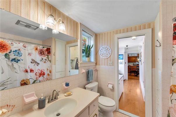 Bathroom, Interior, Wood Texture Flooring