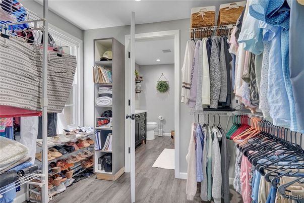 Interior, Recessed Lighting, Walk-in Closets, Wood Texture Flooring