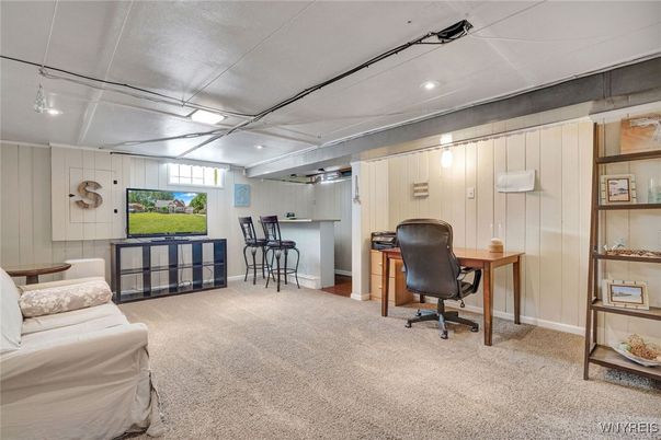 Home Office, Interior, Recessed Lighting