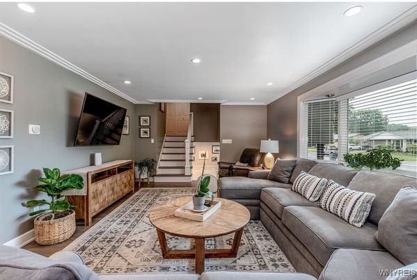 Interior, Living room, Recessed Lighting