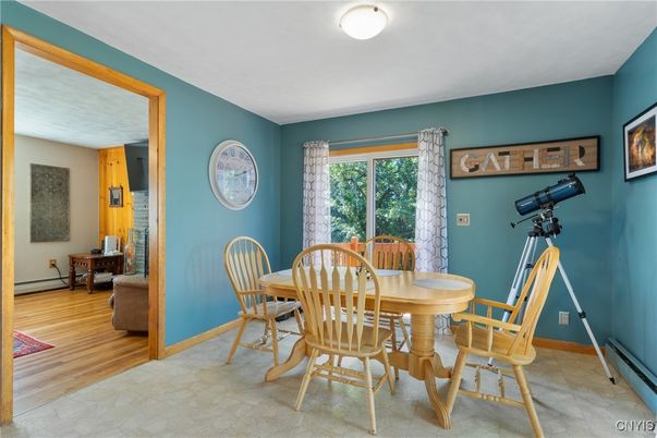 Dining room, Interior, Wood Texture Flooring
