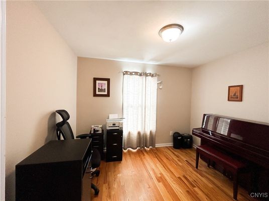 Home Office, Interior, Piano, Wood Texture Flooring