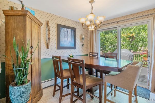 Chandelier, Dining room, Interior