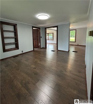 Empty room, Interior, Wood Texture Flooring