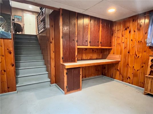 Interior, Recessed Lighting, Wooden Walls