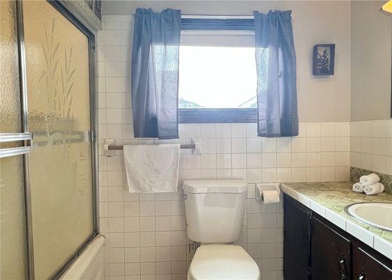 Bathroom, Glass Shower, Interior, Tile Countertops