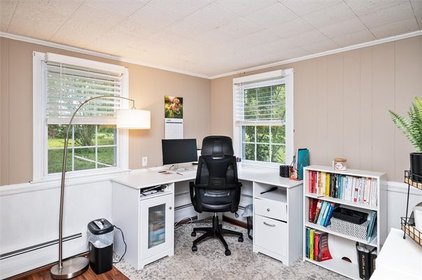 Home Office, Interior, Wood Texture Flooring