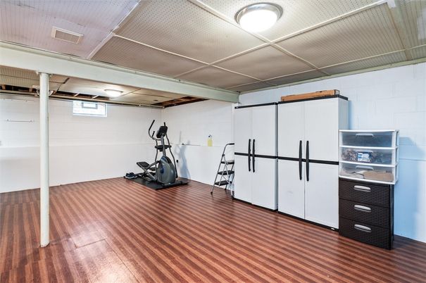 Fitness Equipment, Interior, Wood Texture Flooring