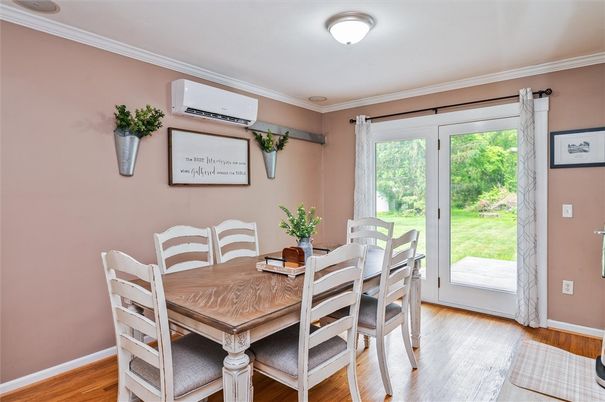 Dining room, Interior, Wood Texture Flooring