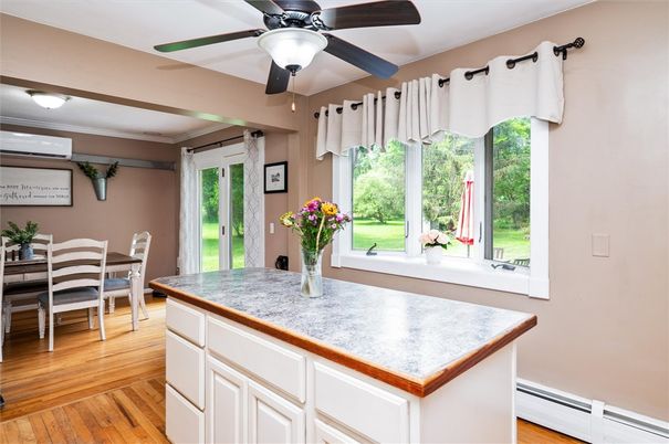 Dining room, Interior, Wood Texture Flooring