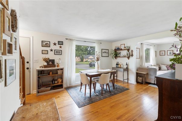 Dining room, Interior, Wood Texture Flooring