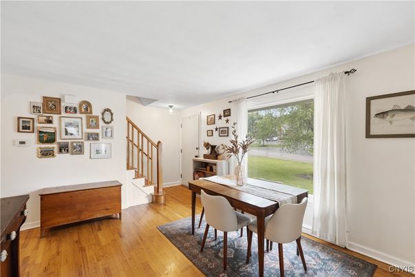 Dining room, Interior, Wood Texture Flooring