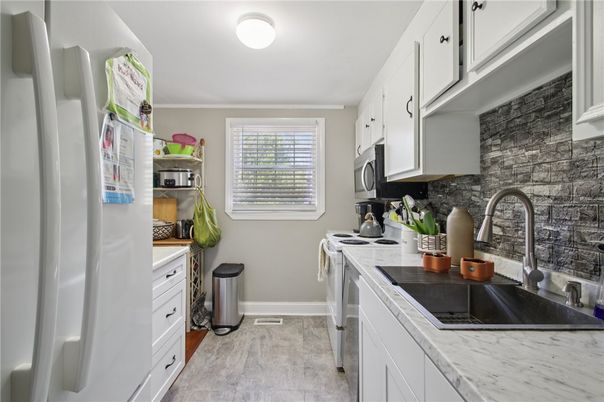 Interior, Kitchen, Stone Walls
