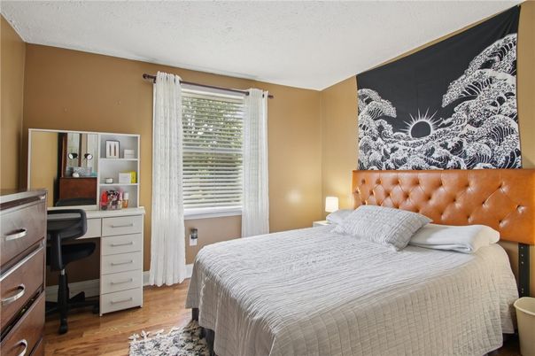 Bedroom, Interior, Wood Texture Flooring