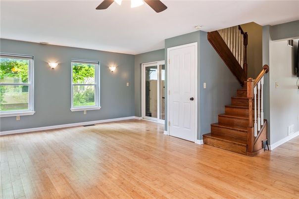 Empty room, Interior, Wood Texture Flooring