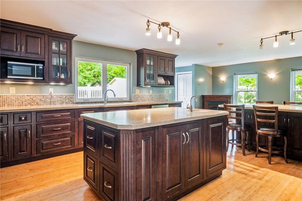 Interior, Kitchen, Wood Texture Flooring