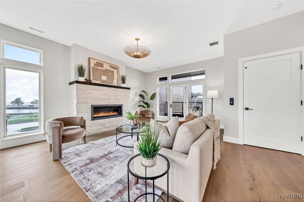 Fireplace, Interior, Living room, Wood Texture Flooring