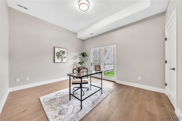 Home Office, Interior, Wood Texture Flooring