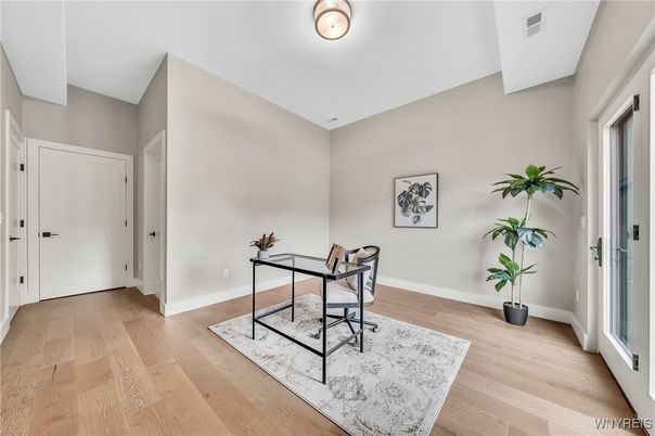 Home Office, Interior, Wood Texture Flooring