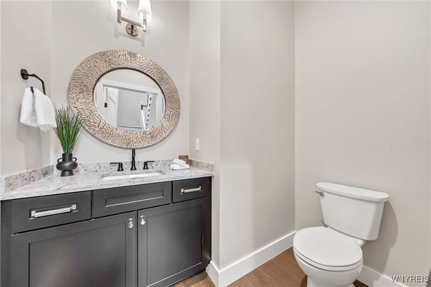 Bathroom, Interior, Wood Texture Flooring