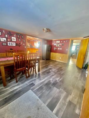 Dining room, Interior, Wood Texture Flooring