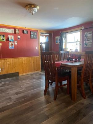 Dining room, Interior, Wood Texture Flooring