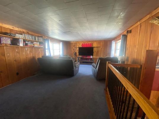 Interior, Living room, Wooden Walls