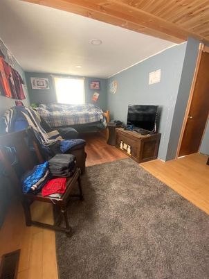 Bedroom, Interior, Wooden Ceilings, Wood Texture Flooring